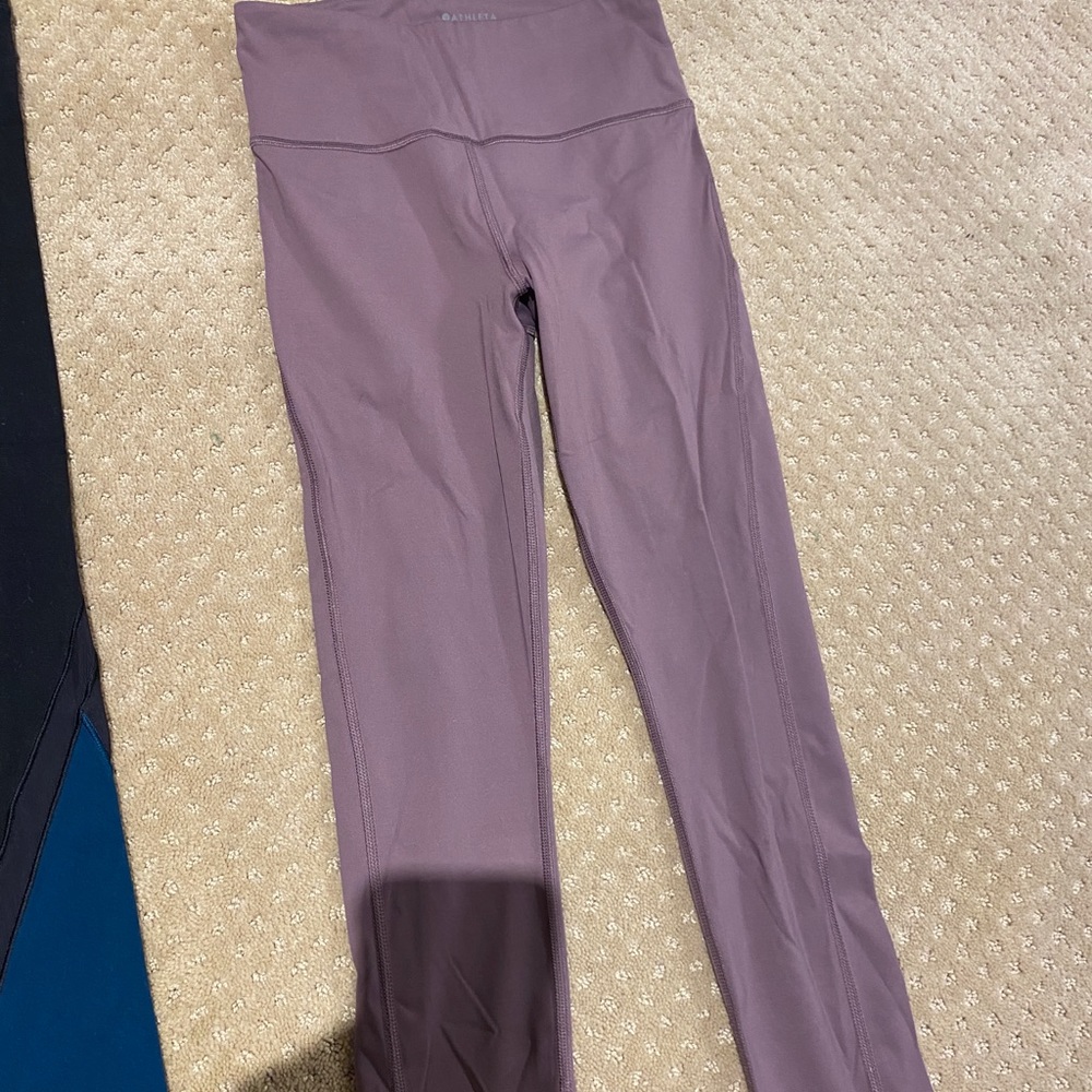 Athleta purple ish leggins size xxs